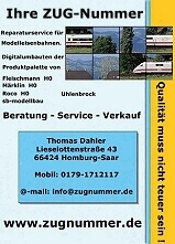 Thomas Dahler ... Ihre ZUG-Nummer "Flyer"